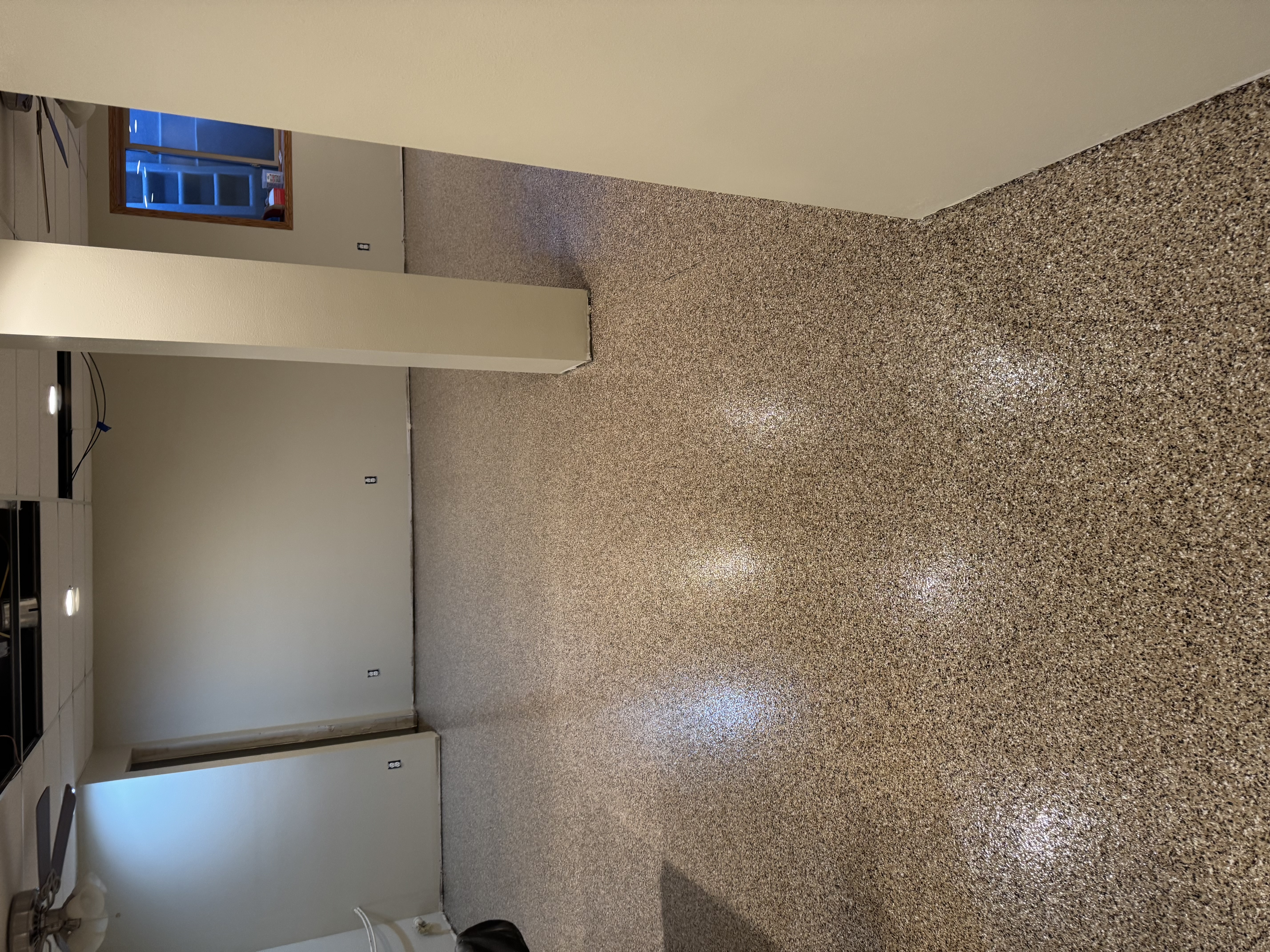Epoxy coating for commercial space
